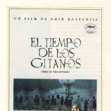 Cine: FOLLETO DE CINE RECORTE DE REVISTA: EL TIEMPO DE LOS GITANOS. Lote 143793150
