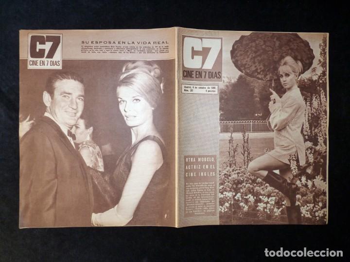 Cine: REVISTA CINE EN 7 DIAS C7. Nº 287, 1966. SUZY KENDALL, SOFIA LOREN, LOS PEKENIKES, ROD TAYLOR - Foto 1 - 144153262