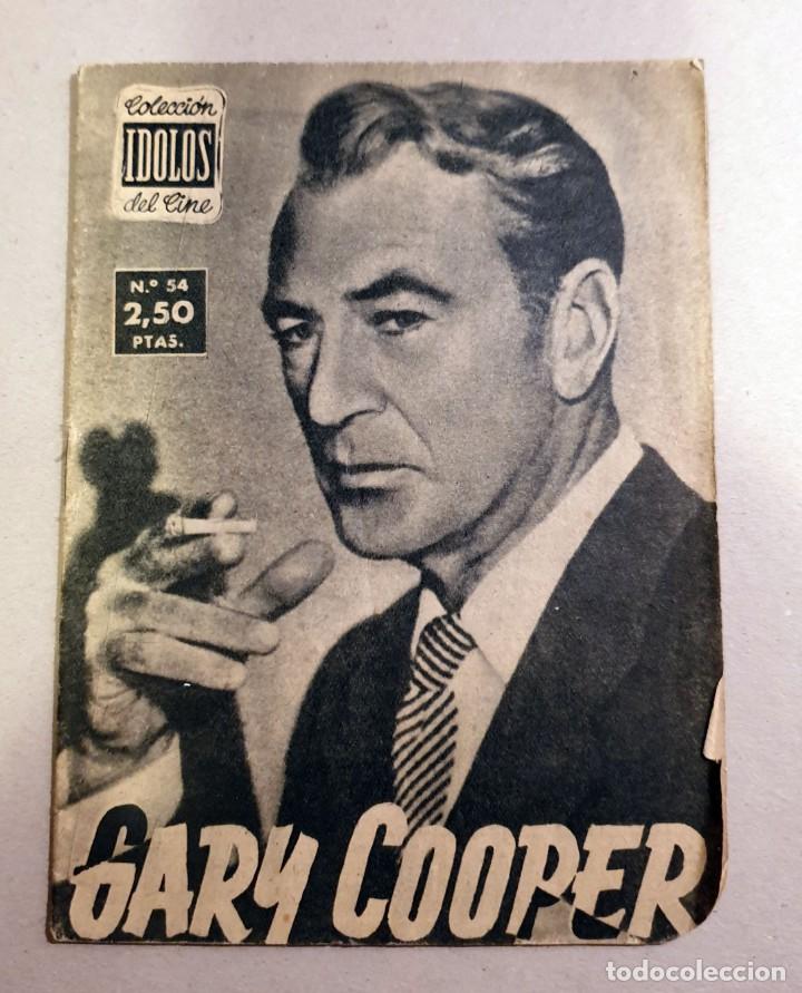 Cine: GARY COOPER - IDOLOS DEL CINE N&ordm; 54 - Foto 1