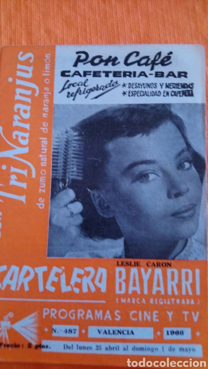 Kino: Cartelera bayarri leslie caron 1966