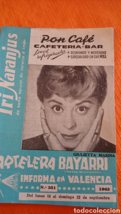 Kino: Cartelera bayarri giulieta masina 1963