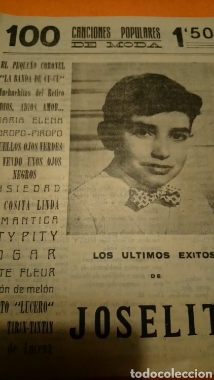 Kino: Joselito canciones populares de moda