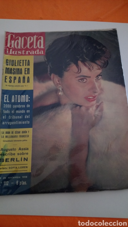 Kino: Gaceta Sof&iacute;a Loren 1958