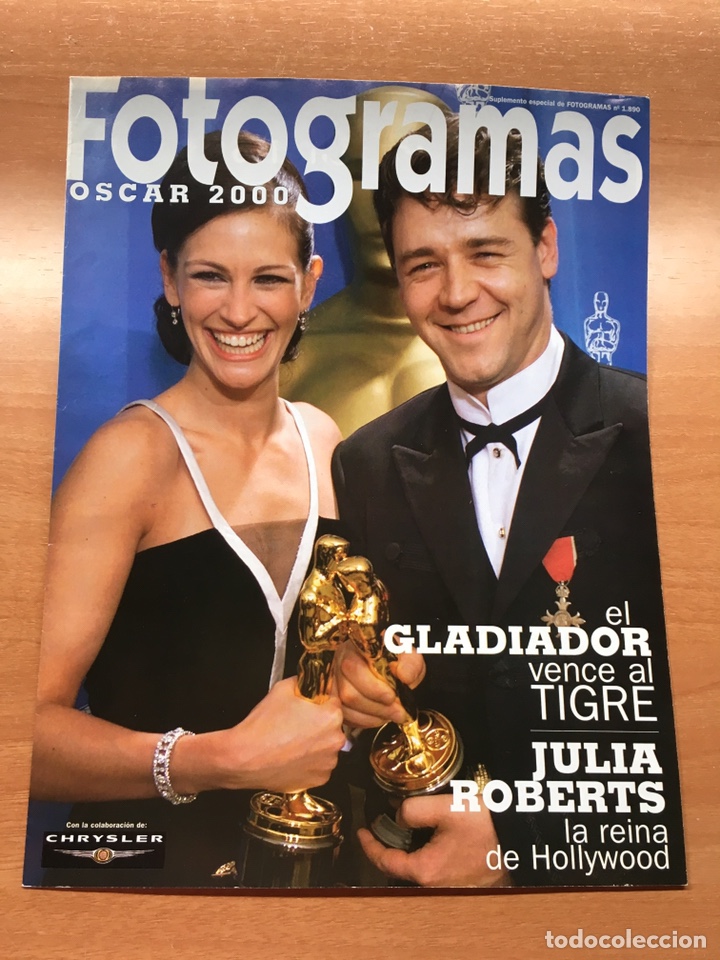 Cine: Fotogramas Especial Oscars 2000 Gladiator, Rissell Crowe y Julia Roberts - Foto 1