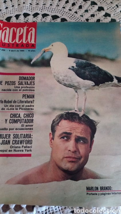 Cinema: Marlon brando gaceta ilustrada 1966