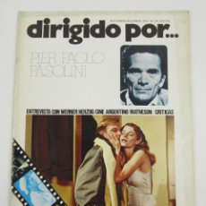 Cine: REVISTA DIRIGIDO POR... PIER PAOLO PASOLINI, NÚM. 28, 1975, DICIEMBRE - NOVIEMBRE. 30X22CM. Lote 149023522