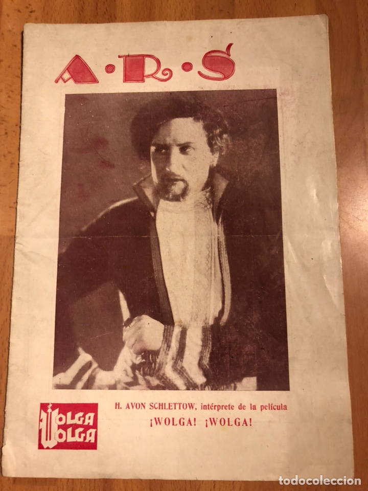 Cinema: Revista A.R.S programa de los espect&aacute;culos de sage palacio de la m&uacute;sica madrid 1929