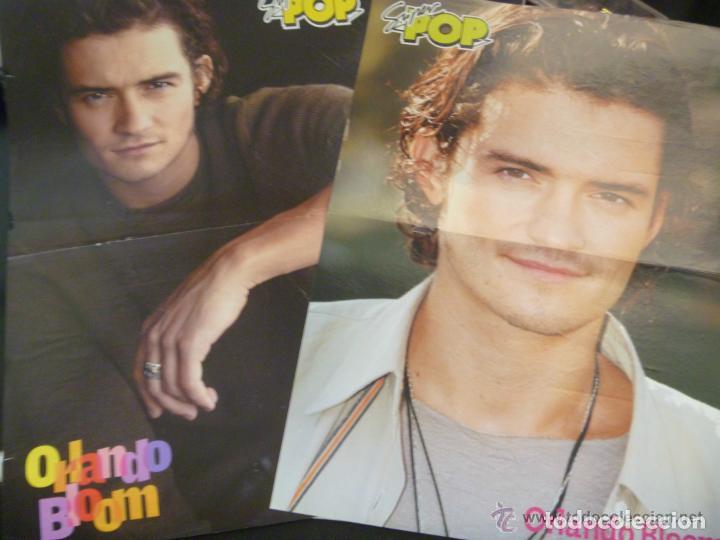 Cine: LOTE DE 2 POSTER ( HOJAS CENTRALES DE LA REVISTA SUPER POP ) DE ORLANDO BLOOM