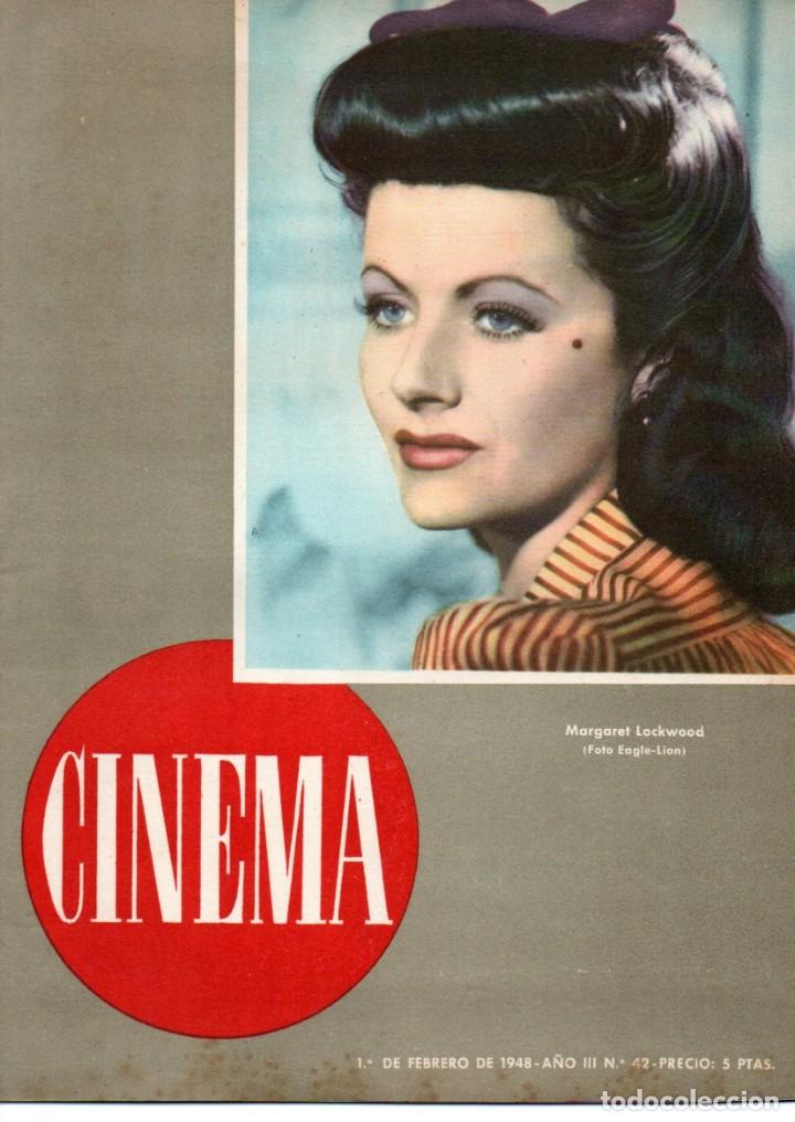 Cine: REVISTA CINEMA Nº 42 1948 - MARGARET LOCKWOOD - DONALD OCONNER - Foto 1 - 159622886