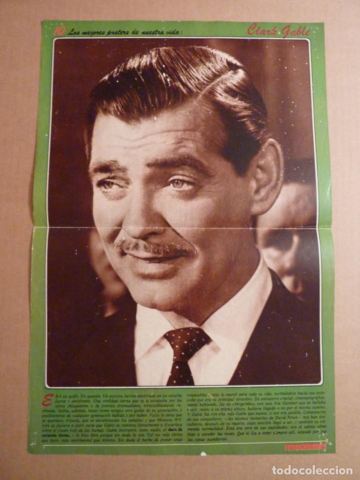 Cine: P&Oacute;STER FOTOGRAMAS. CLARK GABLE. - Foto 1