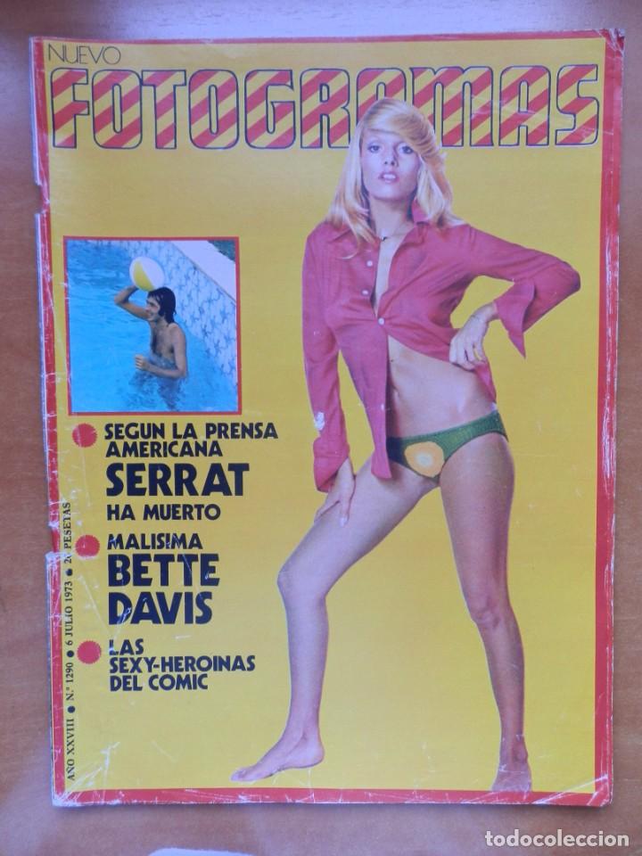 Kino: Revista NUEVO FOTOGRAMAS. n&ordm; 1290 Serrat, Bette Davis, Elton John. 6 DE JULIO DE 1973.