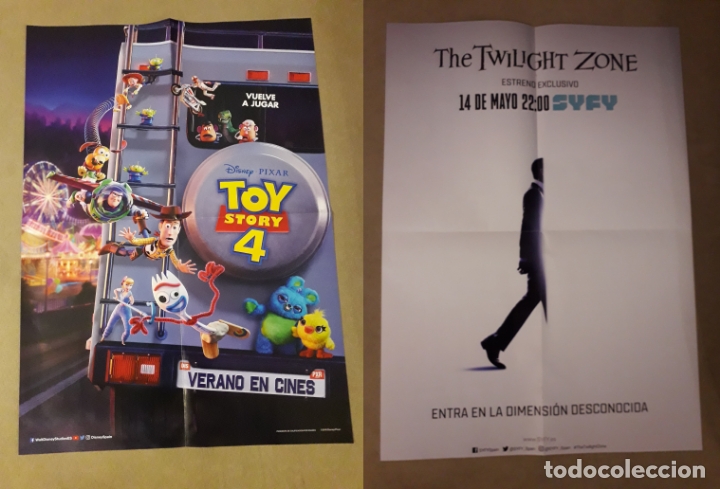 Kino: P&Oacute;STER TOY STORY 4, 2019 / THE TWILIGHT ZONE (SERIE T.V.)