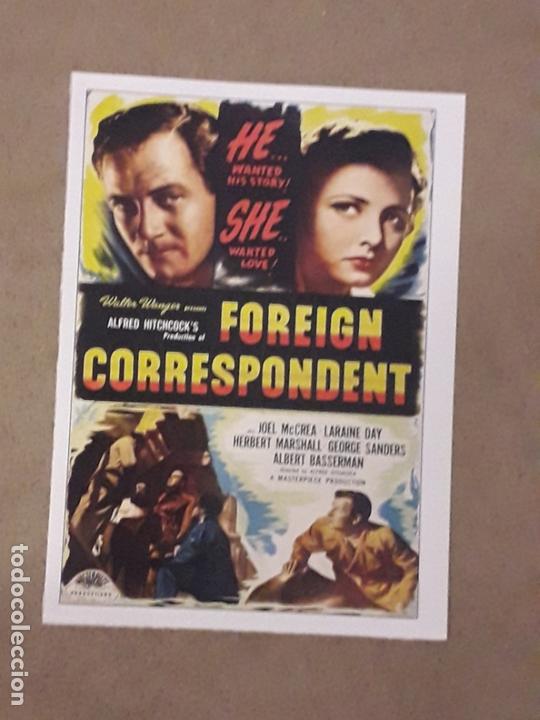 Kino: FICHA COLECCIONABLE, FOREIGN CORRESPONDENT 1940 (ENVIADO ESPECIAL) JOEL MCCREA, PEL&Iacute;CULA CINE B&Eacute;LICO