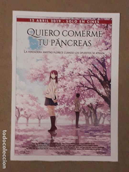 Kino: FICHA COLECCIONABLE, QUIERO COMERME TU P&Aacute;NCREAS (KIMI NO SUIZO O TABETAI), PELICULA 2018
