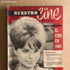 Cinema: NUESTRO CINE N° 6-7, REVISTA CINEMATOGRÁFICA. EL CINE EN 1961. 128 PÁGINAS. NÚMERO DOBLE.. Lote 168384752