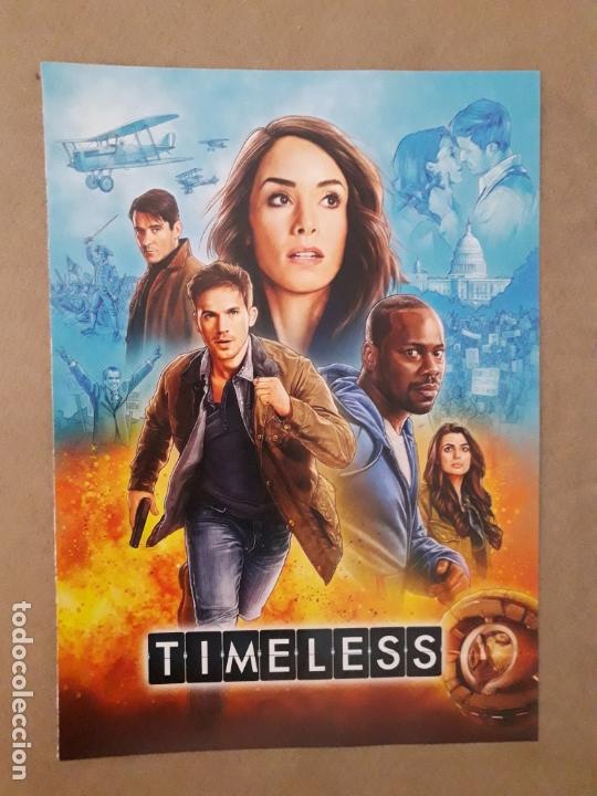 Kino: SERIE TV TIMELESS. HOJA DE REVISTA, POR DETR&Aacute;S TEXTO CON FICHA T&Eacute;CNICA