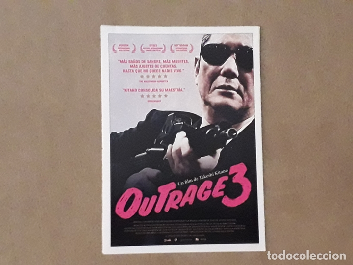Cinema: FICHA PEL&Iacute;CULA, OUTRAGE 3, 2017. TAKESHI KITANO
