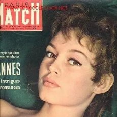 Cine: REVISTA MAGAZINE / PARIS MATCH - AÑO 1955 - BRIGITTE BARDOT. Lote 169915092