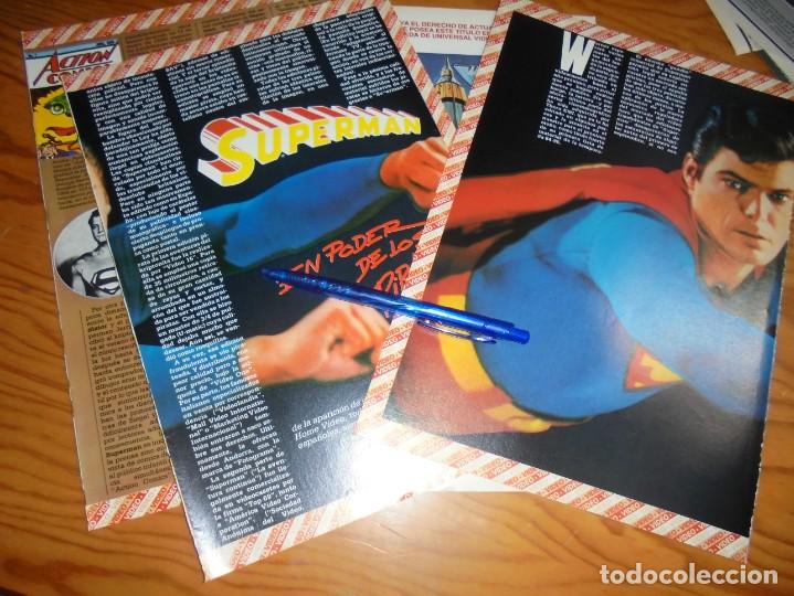 Cine: RECORTE : SUPERMAN EN PODER DE LOS PIRATAS. FOTOGRAMAS, JUNIO 1984 - Foto 1