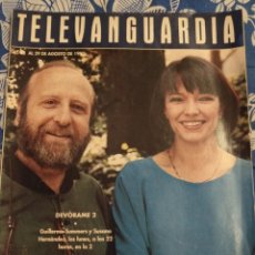 Cine: TV ANTIGUA REVISTA SUPLEMENTO TELE VANGUARDIA TELEVANGUARDIA 1992 ULTIMO DE LA FILA , MARLON BRANDON. Lote 171542140