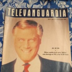 Cine: TV ANTIGUA REVISTA SUPLEMENTO TELE VANGUARDIA TELEVANGUARDIA 1992 J&R SE VA - SARA MONTIEL ..... Lote 171542240