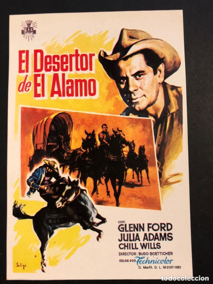 Cine: Programa soligo el desertor del &aacute;lamo glenn ford - Foto 1