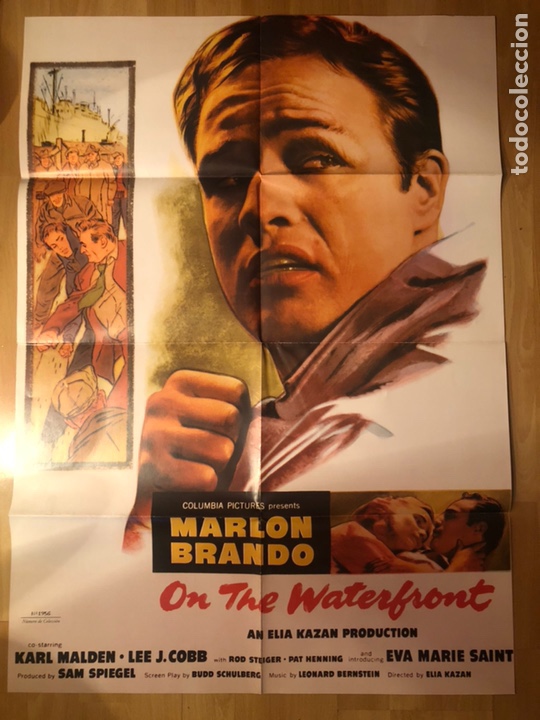 Cine: Cartel o poster la ley del silencio marlon brando elia kazan