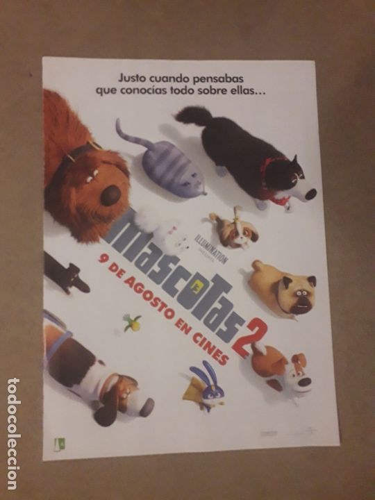 Cinema: HOJA DE REVISTA, CARTEL PEL&Iacute;CULA MASCOTAS 2 (2019)