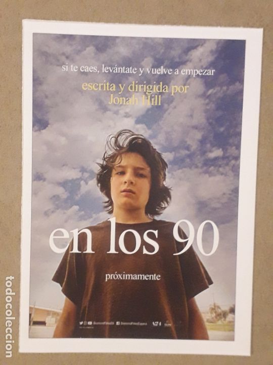 Cinema: FICHA PEL&Iacute;CULA, EN LOS 90 (2018) JONAH HILL. SUNNY SULJIC