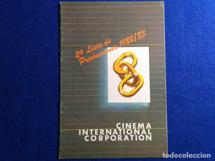 REVISTA DE CINE. 2ª LISTA DE PRODUCCIONES 1982 / 83. CINEMA INTERNACIONAL CORPORACION. (Cine - Revistas - Cinema)