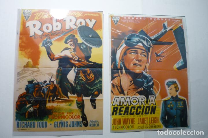 Kino: lote reproducc.carteles foto amor a reaccion - rob roy