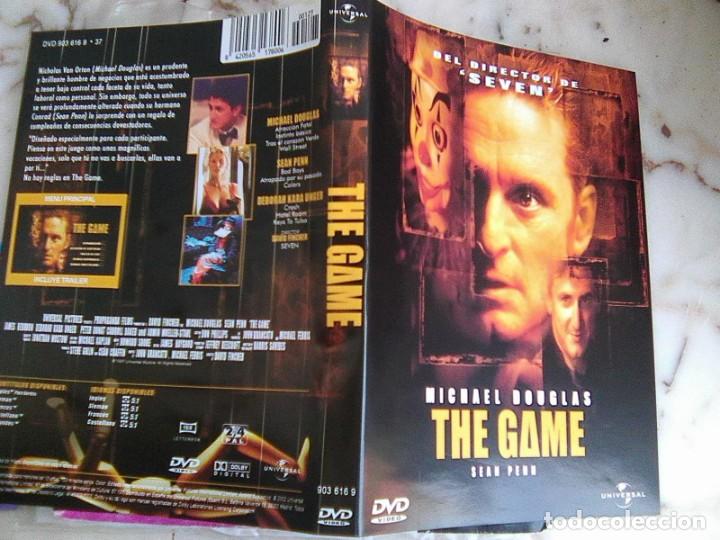 Kino: Car&aacute;tula dvd de The Game de Michael Douglas y sean penn