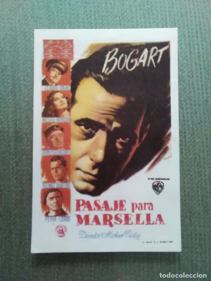 Kino: PROGRAMA DE CINE MODERNO PASAJE PARA MARSELLA