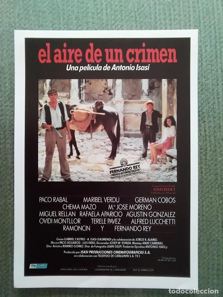 Kino: PROGRAMA DE CINE EL AIRE DE UN CRIMEN