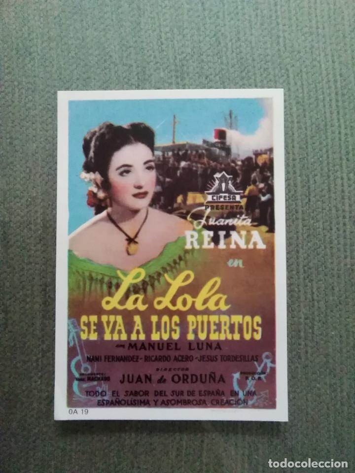 Kino: PROGRAMA DE CINE MODERNO LA LOLA SE VA A LOS PUERTOS
