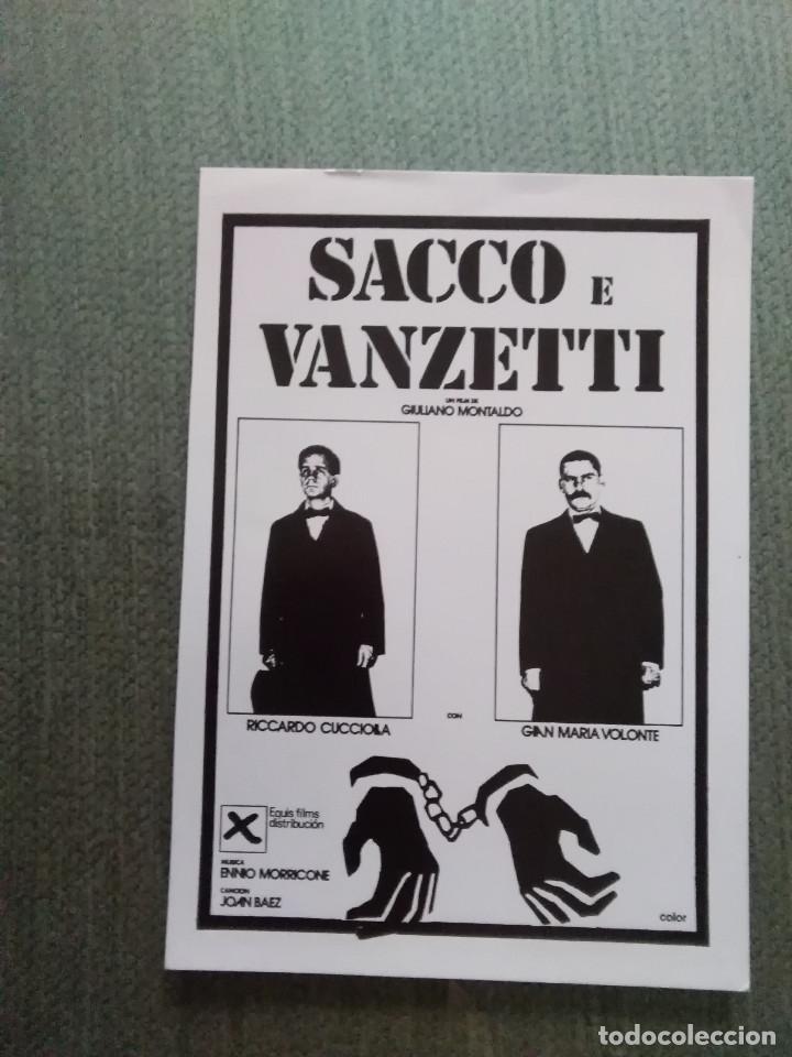 Cinema: PROGRAMA DE CINE MODERNO SACCO E VANZETTI