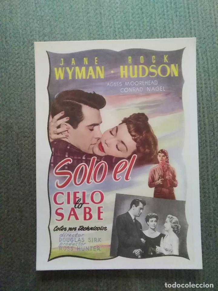 Cinema: PROGRAMA DE CINE MODERNO SOLO EL CIELO LO SABE