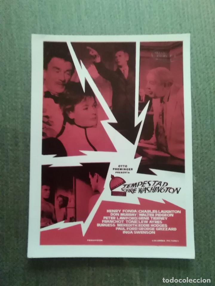 Cinema: PROGRAMA DE CINE MODERNO TEMPESTAD SOBRE WASHINGTON