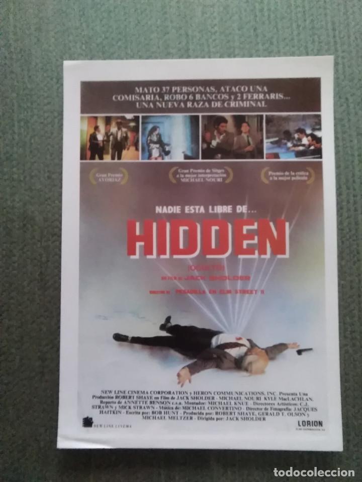 Cinema: PROGRAMA DE CINE MODERNO HIDDEN