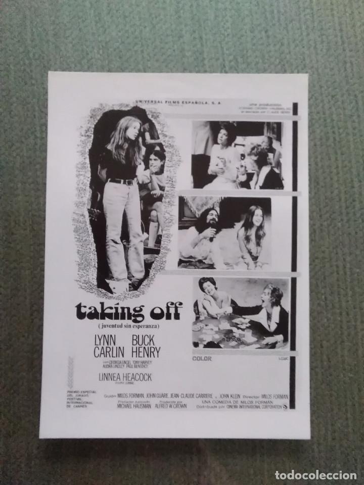 Cinema: PROGRAMA DE CINE MODERNO TAKING OFF