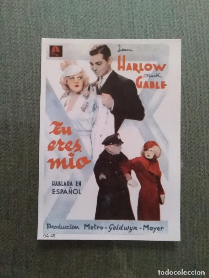 Cinema: PROGRAMA DE CINE MODERNO TU ERES MIO