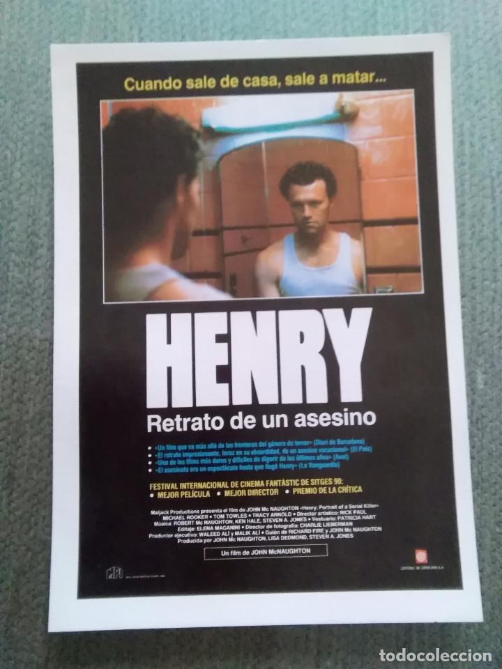 Cinema: PROGRAMA DE CINE HENRY RETRATO DE UN ASESINO