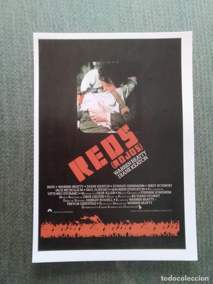Cine: PROGRAMA DE CINE REDS (ROJOS) - Foto 1