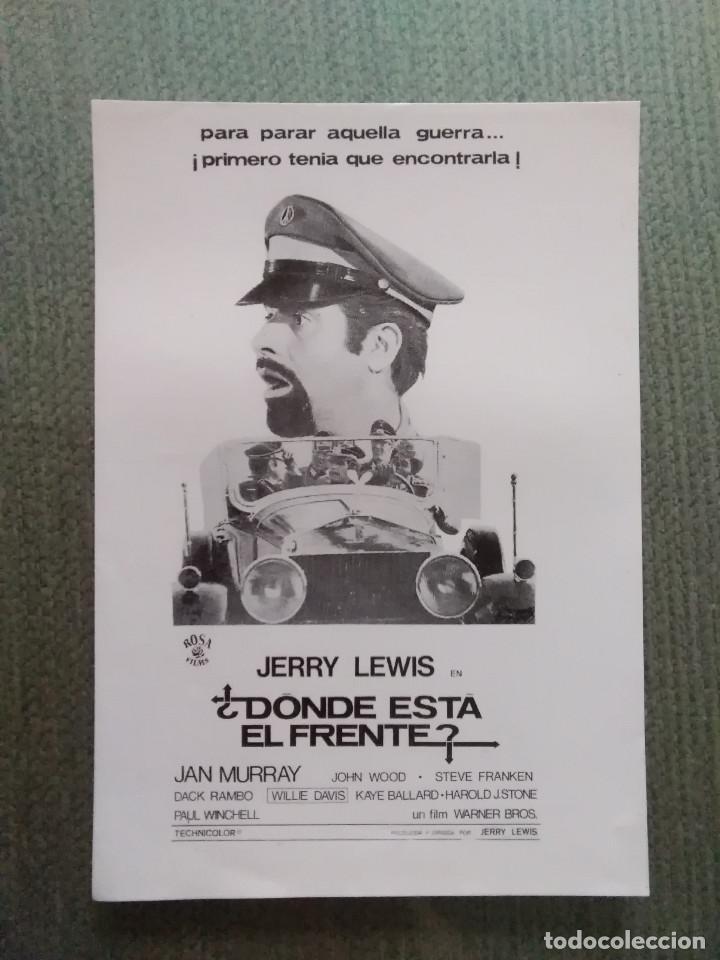 Cinema: PROGRAMA DE CINE MODERNO DONDE ESTA EL FRENTE?