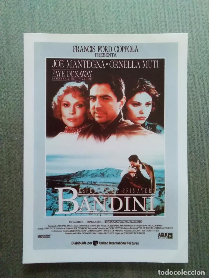 Cinema: PROGRAMA DE CINE MODERNO BANDINI