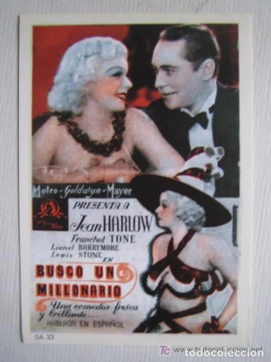 Cinema: PROGRAMA DE CINE MODERNO BUSCO UN MILLONARIO
