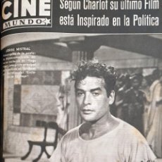 Cine: REVISTA CINE MUNDO 1957 JORGE MISTRAL CARMEN SEVILLA PAQUITA RICO DIANA DORS GINA LOLLOBRIGIDA. Lote 196073338