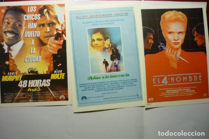 Cinema: LOTE DE FOLLETOS PELICULAS EXTRANJERAS &iexcl;&iexcl;SON DE IMPRENTA&iexcl;&iexcl;