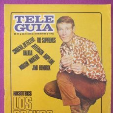 Cine: REVISTA TELE GUIA Nº 157 LOS BRAVOS THE SUPREMES DALIDA MIRIAM MAKEBA 1968