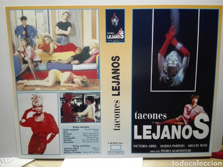 Cinema: CARATULA TACONES LEJANOS. NUEVA PARA MONTAR